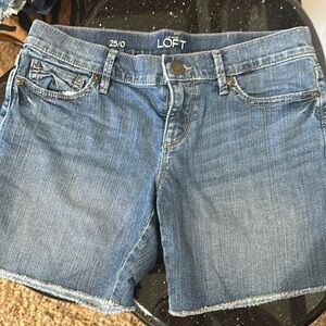LOFT JEAN SHORTS